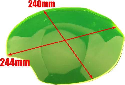 Miniatura 4 de Protector de lente de la pantalla de los faros delanteros para Ducati Monster 821 1200R 2014-2021 1 unids verde