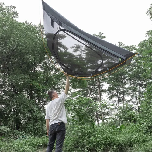 Miniatura 7 de Night Cat 2-Persons Backpacking Tent: Waterproof Lightweight Camping Tent for Two People Hiking Outdoor Mountain with Aluminum Poles and Rainfly
