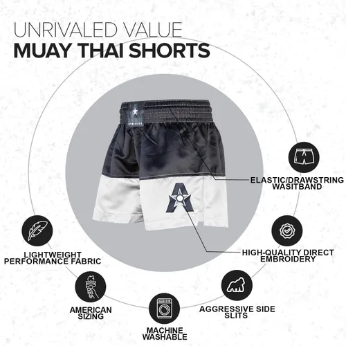 Miniatura 71 de Anthem Athletics Pantalones cortos de Muay Thai para hombre, pantalones cortos de Muay Thai para mujer - Kickboxing Short Boxing Trunks 5050 Classic