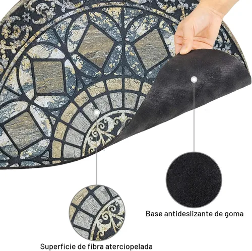 Miniatura 4 de CHICHIC Tapete grande para puerta de entrada, 24 x 36 pulgadas, tapete de entrada para puerta delantera, exterior, resistente, tapete de bienvenida