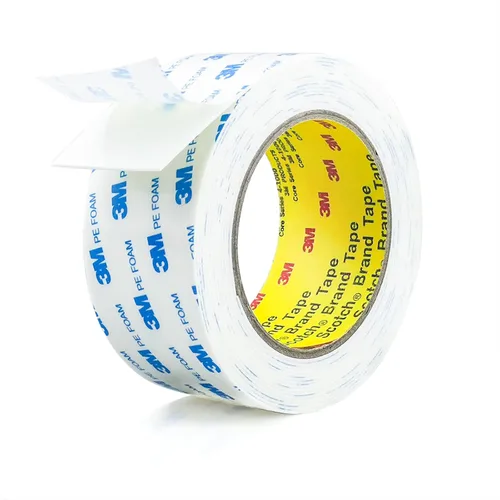 Miniatura 8 de Cinta adhesiva de doble cara Hasaky de 0.39 pulgadas x 16.5 pies, cinta de montaje resistente, tiras de cinta de espuma PE removibles, cinta