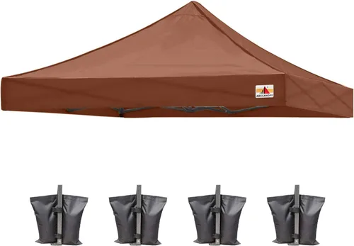 Miniatura 58 de ABCCANOPY - Toldo de repuesto para carpa desplegable (10x10 pies, beige)
