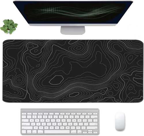 Miniatura 16 de Alfombrilla de mouse grande 4 en 1 para juegos, reposamuñecas para teclado y soporte para la muñeca, alfombrilla de escritorio extendida, Playa