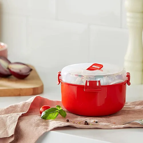 Miniatura 4 de Sistema Microwave Collection - Tazón redondo, 30.4 oz./0.9 L, rojo