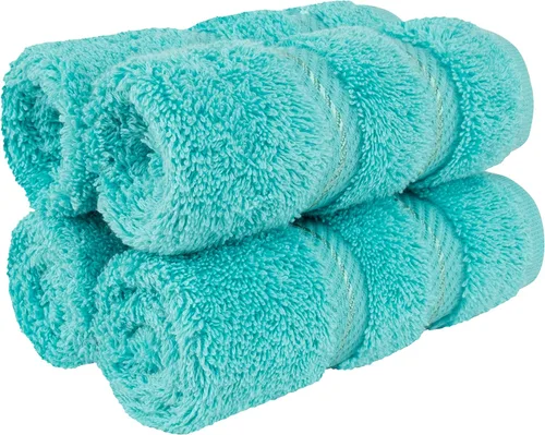 Miniatura 139 de American Soft Linen - Juego de 4 toallas, 100% de algodón turco, 27 x 54 pulgadas, tamaño extragrande, toallas para la ducha, color amarillo