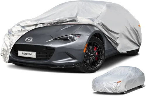 Kayme Funda impermeable para automóvil deportivo para todo tipo de clima. Consulta la tabla de tallas del vehículo para un ajuste preciso. Cubierta