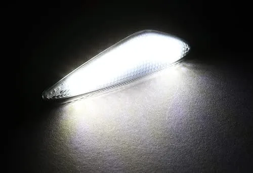 Miniatura 4 de Par de luces LED de repuesto para parachoques delantero y intermitente de lente ahumada, compatible con Mazda MX-5 Miata 2016-2020 y compatible