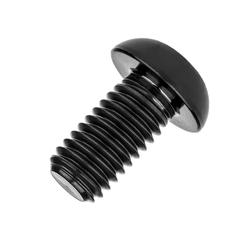 Miniatura 6 de Tornillos de cabeza de botón de titanio M8 15 20 25 30 1.378 in, paquete de 4 (M8x15mm, negro)
