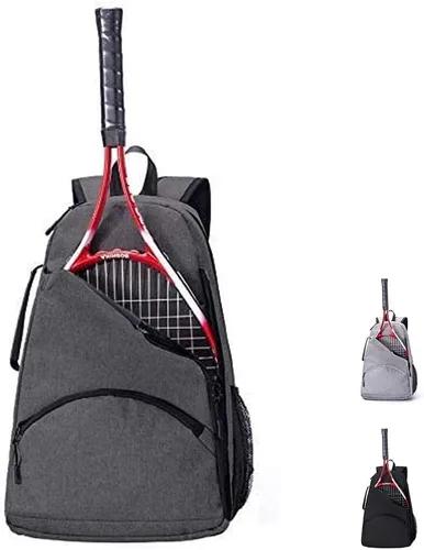 QCWN 2 bolsas de tenis de raqueta, bolsas de tenis para hombres y mujeres, mochila de tenis, bolsa de tenis duradera, bolsa de pickleball de tenis,