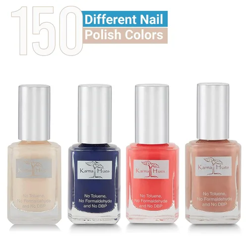 Miniatura 9 de Karma Naturals Esmalte de uñas – No tóxico, vegano y libre de crueldad (Creme Brulee, 0.43 onzas líquidas)