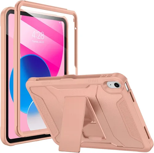 Miniatura 8 de Funda Soke para iPad (A16) de 11ª generación de 11 pulgadas 2025, iPad de 10ª generación de 10.9 pulgadas 2022, con protector de pantalla