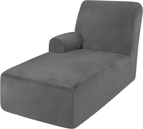 Miniatura 16 de ULTICOR Funda Adicional para Chaise (Gris Claro, Grande - Chaise Derecho)