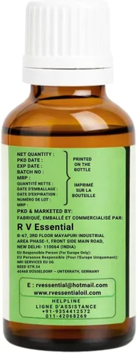 Miniatura 4 de R V Essential Aceite puro de Mehendi (Henna) 0.2 fl oz (0.169oz)- (100% puro y natural)