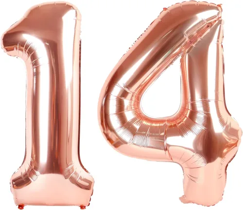 Miniatura 449 de Globos de números de 5 globos de 40 pulgadas, decoraciones de cumpleaños azules para niños y niñas, globos de números azul marino grandes