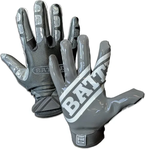Miniatura 17 de Battle Guantes de fútbol con receptor ancho de doble amenaza, agarre ultra adherente, ajuste de compresión