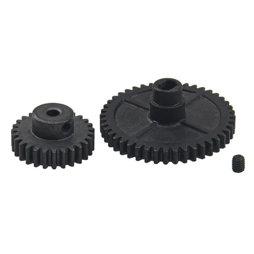 Miniatura 2 de ShareGoo - Juego de engranajes de reducción de engranajes diferenciales de metal 44T y engranaje de motor 27T compatible con WLtoys 144001 1/14 RC