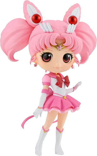 Banpresto - Pretty Guardian Sailor Moon Cosmos La Película - Sailor Chibi Moon Eterno (ver. A), Figura Q Posket de Bandai Spirits