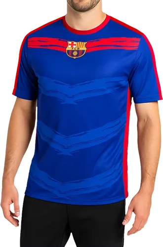 Miniatura 21 de Icon Sports Camiseta con licencia oficial del FC Barcelona para el Día del Juego, unisex para adultos Fcb101pf-borgoña