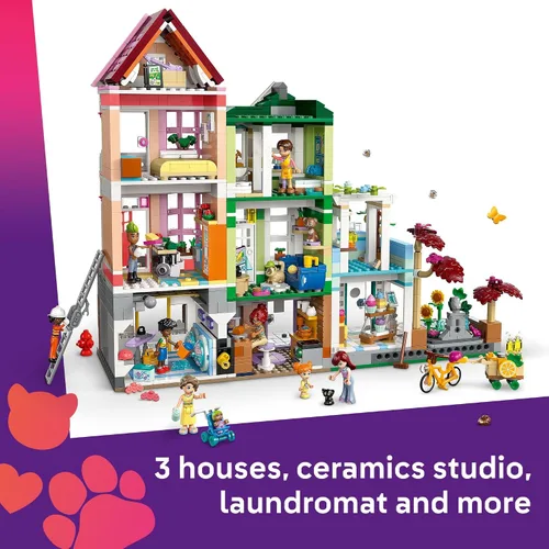 Miniatura 3 de LEGO Friends Heartlake City Apartments and Stores - Juego de construcción de juguetes para niños, niñas y niños, a partir de 12 años, ideas
