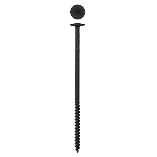 Miniatura 12 de SPAX Tornillos de retraso de madera estructural con cabezal de arandela exterior de 1/4" x 2-1/2", broca Torx T-Star (50 EA) incluida, resistente a