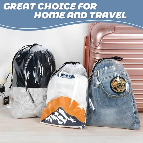 Miniatura 6 de Bolsas de zapatos, Transparente, Accesorio de viaje