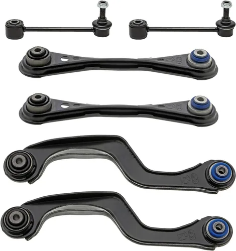 Miniatura 161 de Detroit Axle - Kit de extremo delantero para Chrysler 300 Dodge Charger Challenger 2011-2023, 2 brazos de control inferiores traseros 2 varillas