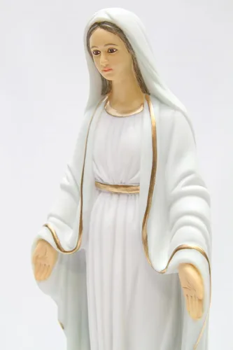 Miniatura 5 de Vittoria Collection Estatua católica de Virgen María de Gracia de 16 pulgadas, escultura católica hecha en Italia