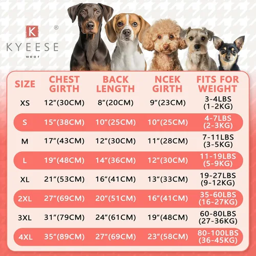 Miniatura 2 de KYEESE - Suéter de Navidad para perros con diseño de renos para perros pequeños, ropa a cuadros de búfalo rojo con agujero para la correa para días