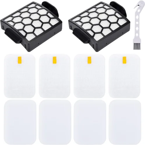 ZU102 ZU100 Filtro de repuesto para Shark Zero-M Cepillo autolimpiante Pet Pro ZU60 ZU62 ZU62C Navigator Pet Plus NV150 NV151 NV251 y Rotator NV255