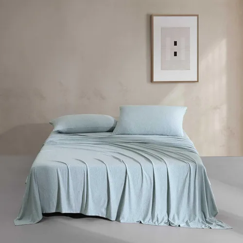 Miniatura 2 de Calvin Klein - Juego de sábanas de tamaño individual, ropa de cama de mezcla de algodón naturalmente suave - Sábanas con funda de almohada a juego