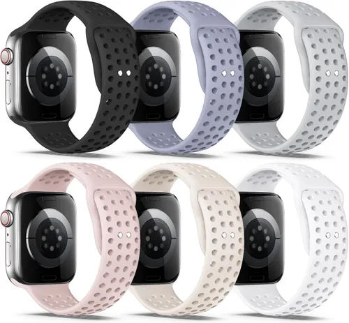 Miniatura 8 de Compatible con Apple Watch Band de 1.496 pulgadas, 1.575 pulgadas, 1.614 pulgadas, 1.654 pulgadas, 1.732 pulgadas, 1.772 pulgadas, S/M M/L, correas