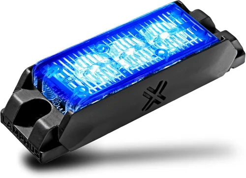 Miniatura 57 de LAMPHUS NanoFlare - Luz de advertencia estroboscópica de 5 pulgadas y 6 W, color blanco ámbar, luz de advertencia estroboscópica para parrilla