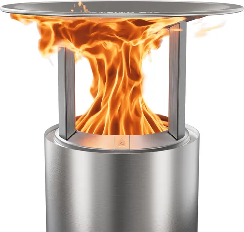 Solo Stove Deflector de calor Mesa XL, con 3 patas desmontables, accesorio para hoguera Mesa XL, captura y redirige el calor, acero inoxidable 304