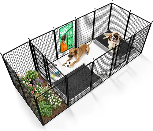 Miniatura 51 de FXW Rollick - Corralito para perros para patio, campamento con casa rodante, patentado, 24 pulgadas, 2 paneles