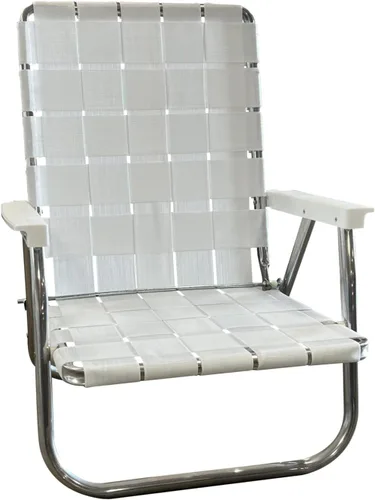 Miniatura 9 de Silla de césped USA plegable de aluminio para patio al aire libre Sillas con correas resistentes para camping, deportes, playa, jardín