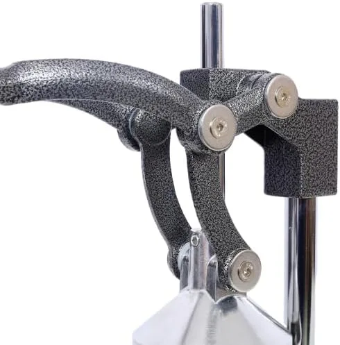 Miniatura 9 de Exprimidor de cítricos de hierro fundido, prensa manual extra grande de grado comercial, exprimidor de encimera resistente para jugo de naranja Gris