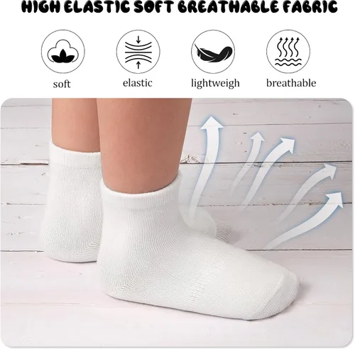 Miniatura 6 de SkiBeaut 20 pares de calcetines para niños y niñas de 0 a 7 años