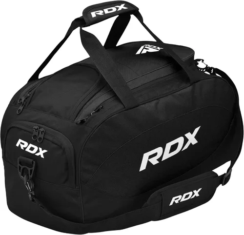 RDX Bolsa de gimnasio de 50 litros con compartimento ventilado para zapatos, mochila todo en uno, bolsa de lona para deportes de fitness, artes