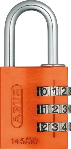 Miniatura 6 de ABUS 145/30 Candado de combinación no-TSA para maletas rígidas, equipaje, reajustable, color amarillo