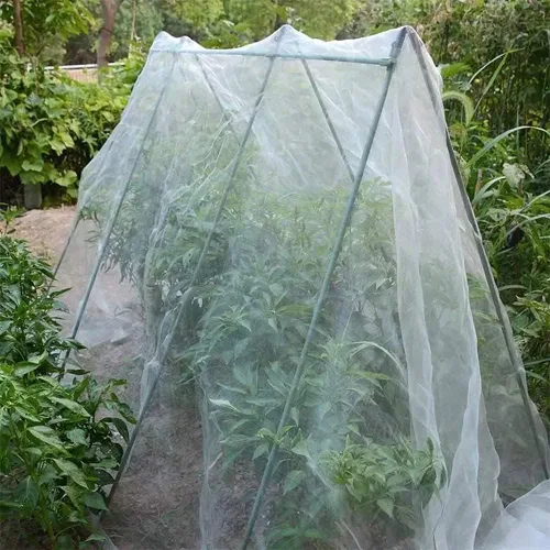 Miniatura 6 de Agfabric Red de jardín de 16 x 20 pies, barrera de plagas de insectos para protección de jardín, malla de cubierta de hileras para verduras, árboles