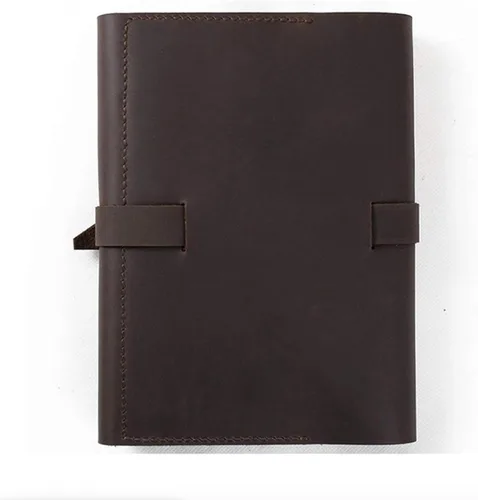 Miniatura 7 de Juego de regalo de diario de cuero personalizado para hombres y mujeres, iniciales en cubierta de cuero de primera calidad, bolígrafo de metal
