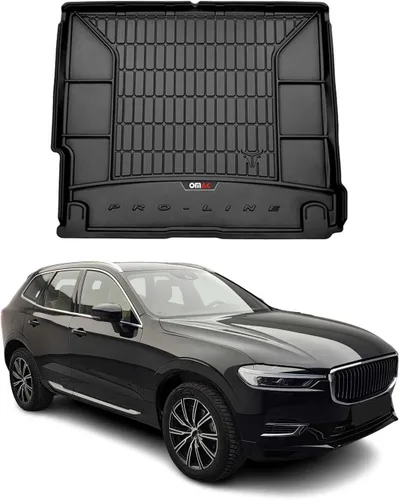 Miniatura 12 de OMAC Alfombrillas de alta calidad y forro de carga para Volvo XC60 2018-2026, 5 unidades, alfombrillas de automóvil para todo tipo de clima, 3D