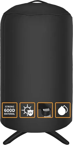 NEXCOVER Funda redonda para parrilla | 19.5” de diámetro por 32” de alto, cubierta para barbacoa, cubierta para ahumador, cubierta para barbacoa