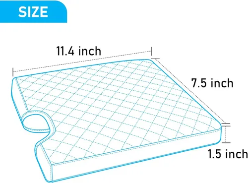 Miniatura 7 de Cubierta de consola central Sinvanho para Ford F150 F250 F350 F450 F550 2015-2025 con asiento de salto 40/20/40, cubierta protectora de reposabrazos
