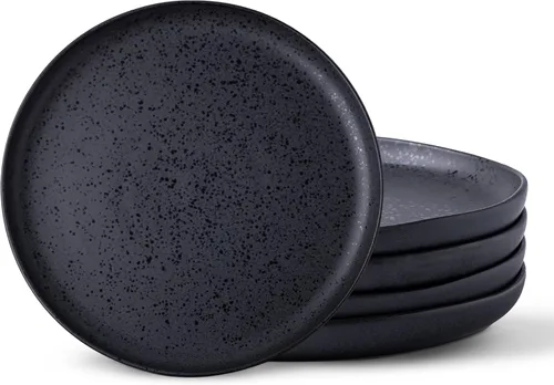Miniatura 12 de AmorArc - Juego de platos de cena de 6 unidades, platos grandes de cerámica de 10.5 pulgadas para cocina, juego de platos de porcelana para cena