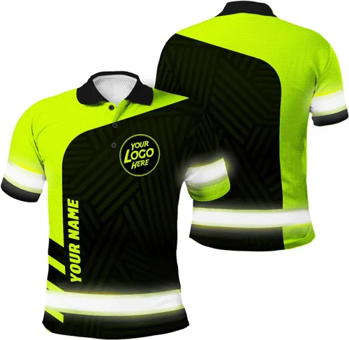 Miniatura 17 de Uniform Company - Polo reflectante de alta visibilidad para hombres y mujeres, polo de seguridad, ropa de trabajo para trabajadores Sudadera