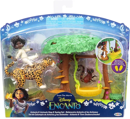 Miniatura 5 de Disney Encanto Antonio's Animal Swing Playset con figura de Jaguar