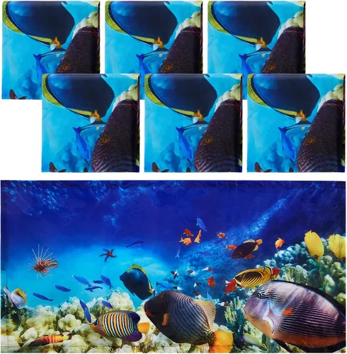 Miniatura 7 de Hortsun 6 piezas de cubiertas magnéticas de luz fluorescente, cubiertas magnéticas de luz de aula de 4 x 2 pies para sombra fluorescente