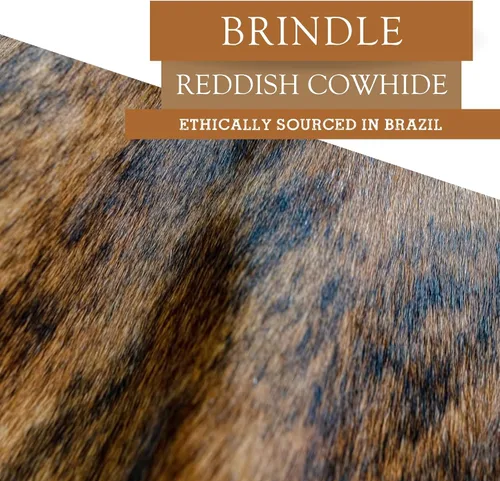 Miniatura 6 de Sunshine Cowhides Alfombra de piel de vaca rojiza 100% genuina, estilo moderno, alfombra de piel de animal y alfombra para suelo, para sala