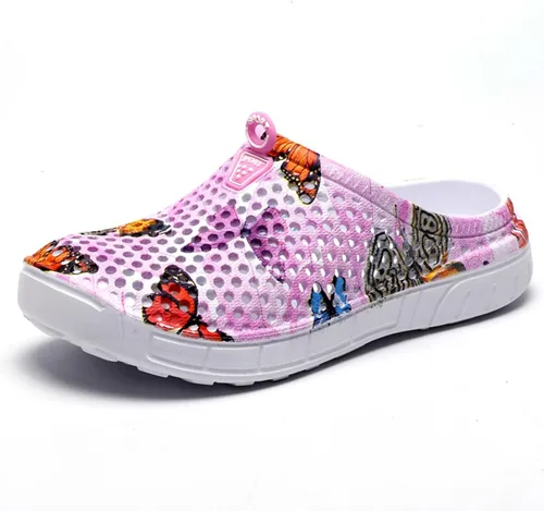 Miniatura 10 de CERYTHRINA Zuecos de jardín para mujeres, zapatos transpirables de secado rápido, sandalias, pantuflas, calzado de playa